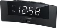 Ora digjitale Sencor SDC 4912 WH, 165x70x39mm, e zezë