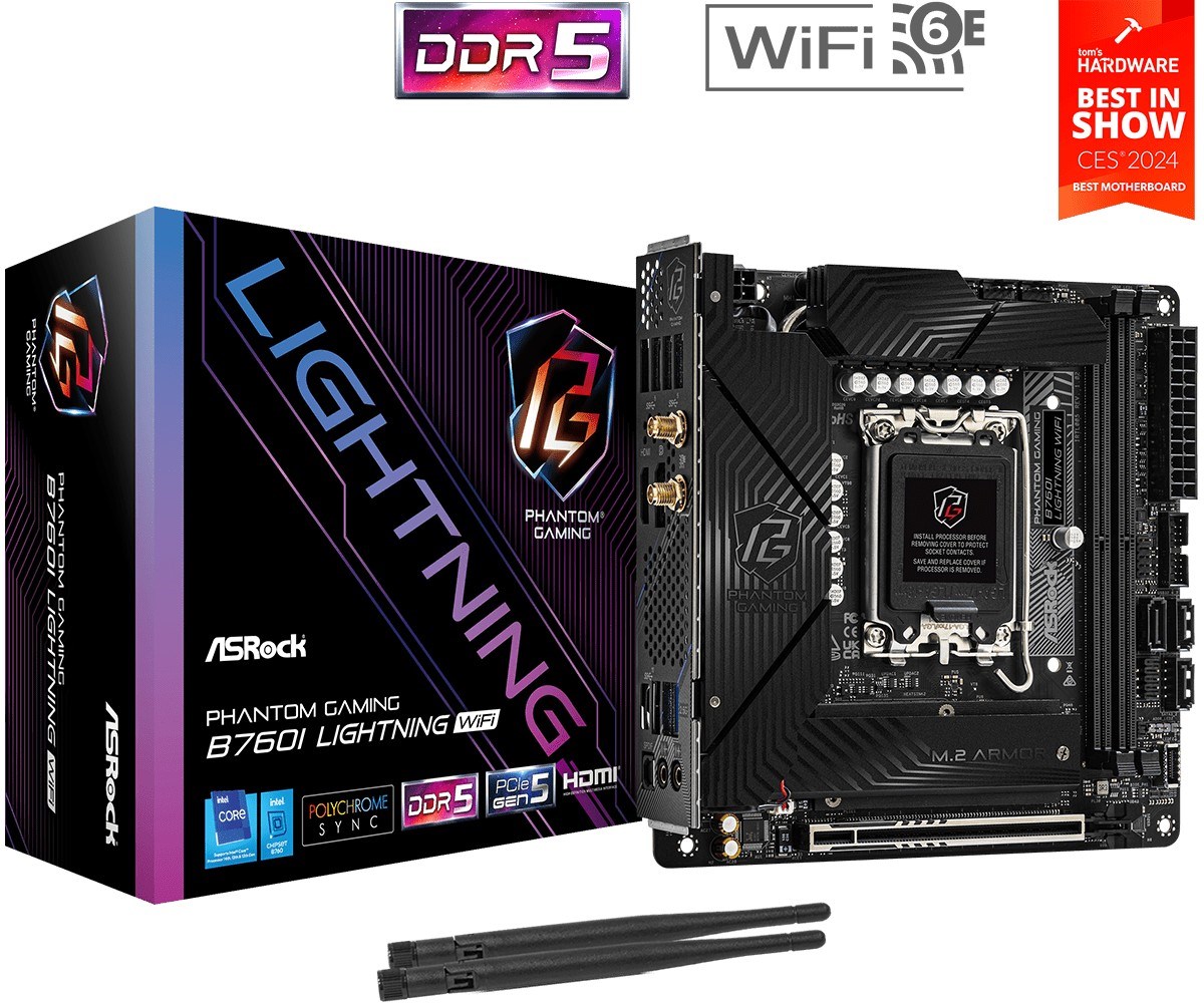 Матична плоча ASRock B760I Lightning WiFi