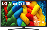 Televizor LG Nano81 55NANO81A3A, 55", 4K, Smart TV