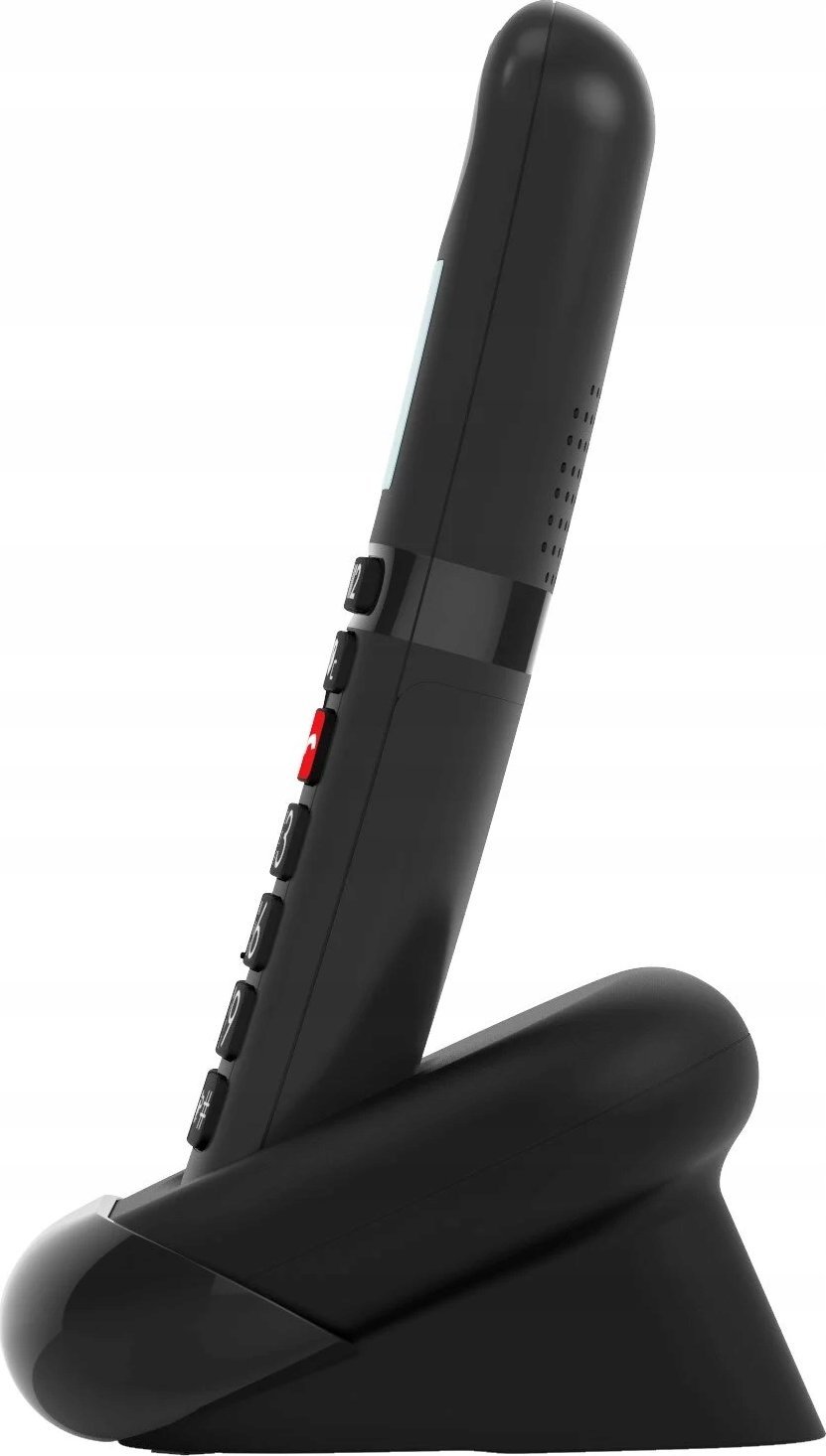 Telefoni fiks Alcatel XL685 Solo, ekran i madh, butona të mëdhenj, i zi