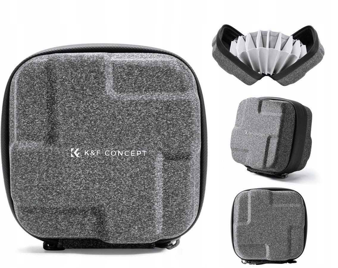 Торба за фотографски филтри K&amp;F Concept KF13.185, капацитет до 10 филтри, за филтри до 82mm, црна