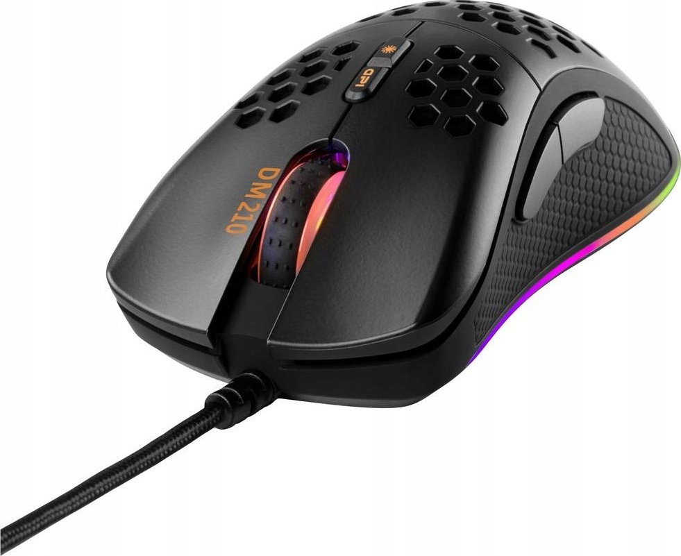 Maus gaming Deltaco Gaming DM210, optik, 6400 DPI, i zi