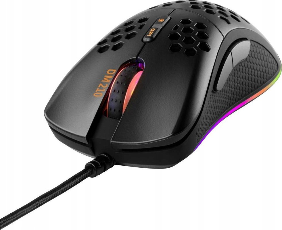 Maus gaming Deltaco Gaming DM210, optik, 6400 DPI, i zi