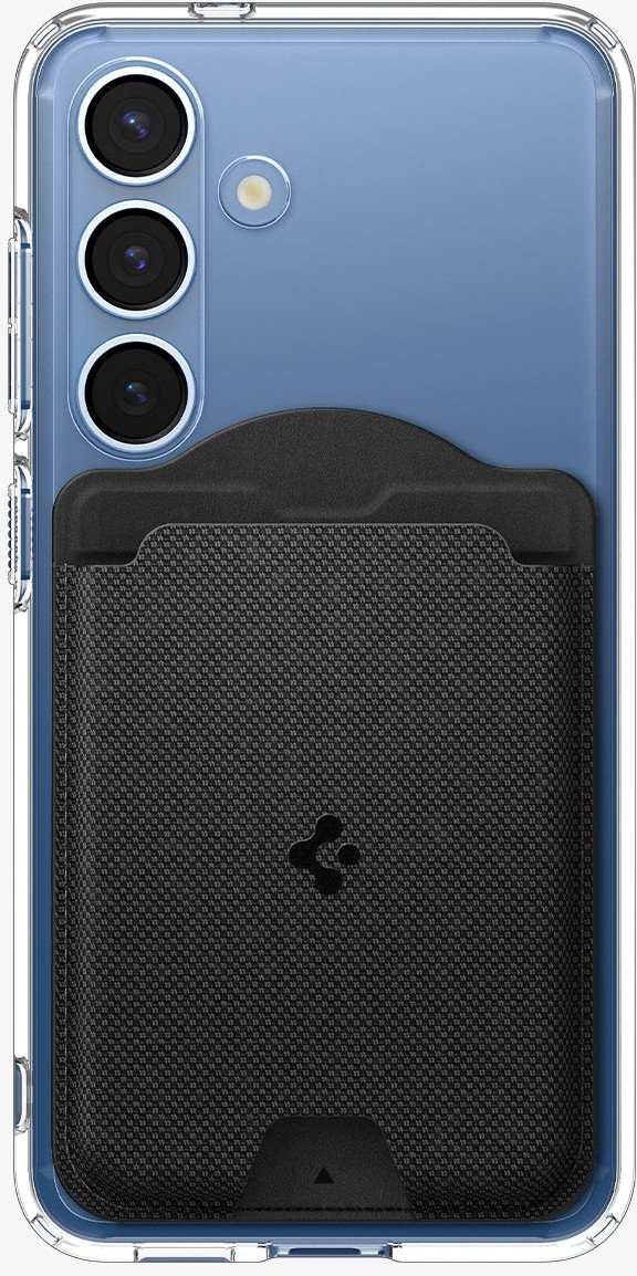 Држач за картички Spigen Urban Fit Wallet MagSafe, за Samsung Galaxy S25 Series, најлон PU, црна