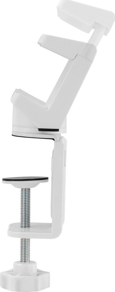 Kapëse tavoline InLine për zgarë prizash, rrotulluese, e bardhë