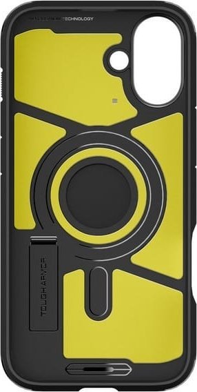 Mbulesë telefoni Spigen Tough Armor MagSafe, për iPhone 16 Plus, magnetike, e zezë