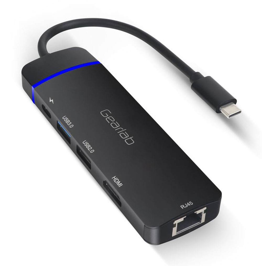 Dock laptopi ESTUFF GLB235420, USB C, HDMI 4K, gri