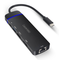 Dock laptopi ESTUFF GLB235420, USB C, HDMI 4K, gri