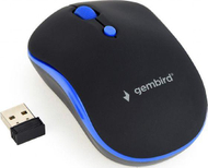 Maus optik me wireless GembirdMUSW-4B-03-B, i zi dhe i kaltër