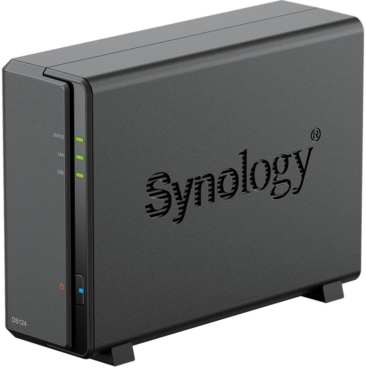 Server NAS Synology DiskStation DS124, 1GB DDR4, pa disk, i zi
