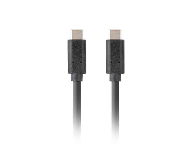 Kabllo Lanberg, USB Type-C / USB Type-C, 0.5 m, e zezë