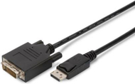Kabllo Digitus DisplayPort - DVI-D (AK-340301-030-S), 3m, e zezë