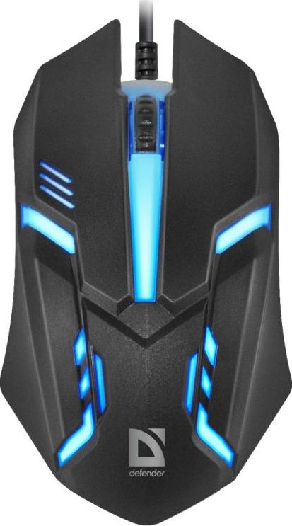 Mouse me kabllo Defender Cyber MB-560L, optik, USB, me ndriçim RGB
