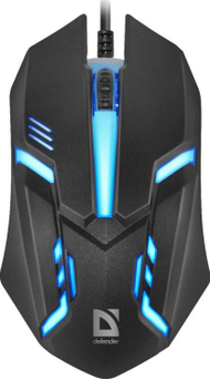 Mouse me kabllo Defender Cyber MB-560L, optik, USB, me ndriçim RGB