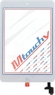 Комплет за поправка MUSTTBY за iPad Mini 2, екран на допир и копче Home, бел