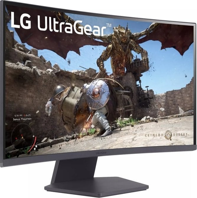 Monitor LG UltraGear 27GS60QC-B, 27", 180Hz, 1ms, i zi