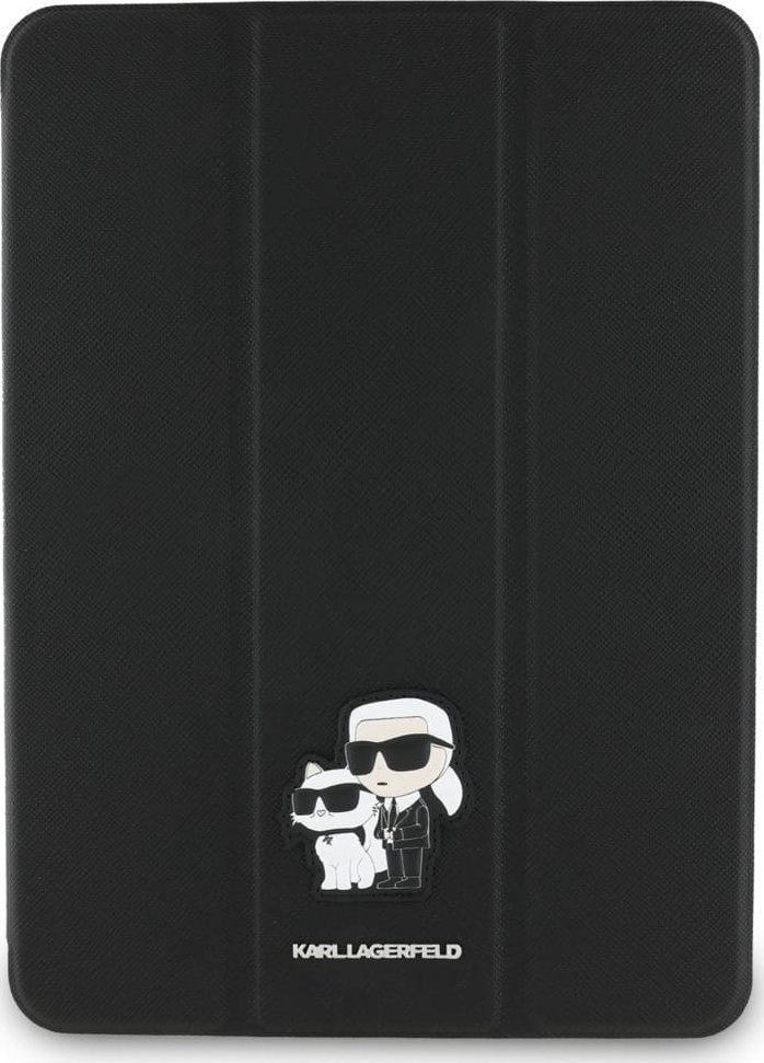 Навлака за таблет Karl Lagerfeld KLFC11RM24SAKCK за iPad Air 11", book cover, Saffian, црна