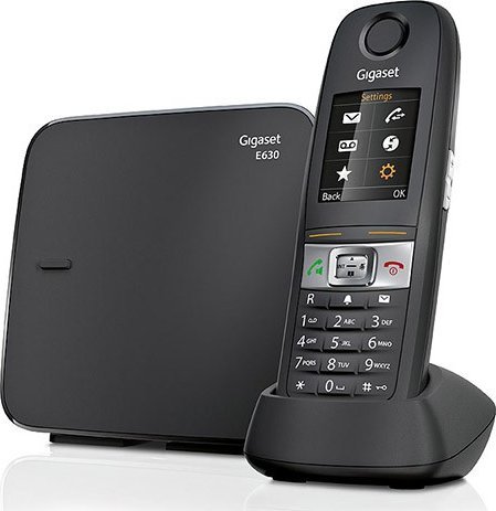 Telefon pa tel Gigaset E630, Analog DECT, ekran 1.8", i zi