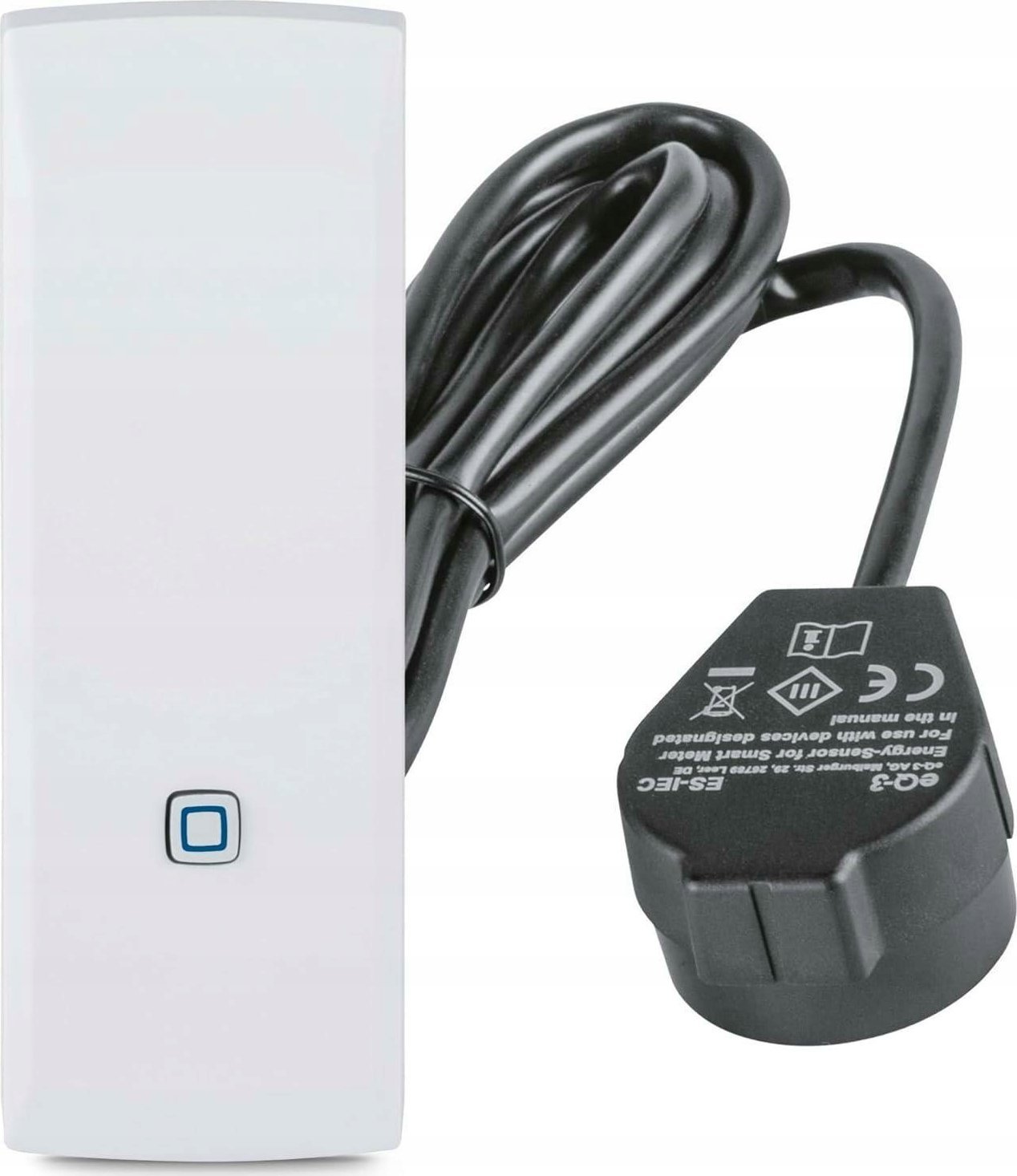Ndërfaqe pa tela Homematic IP HmIP-ESI-IEC, për matës energjie, magnetike, e bardhë