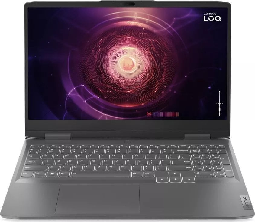 Laptop Lenovo LOQ 15APH8, 15.6" 144 Hz, AMD Ryzen 5 7640HS, 16 GB RAM, 1 TB SSD, NVIDIA GeForce RTX 4050, i hirtë
