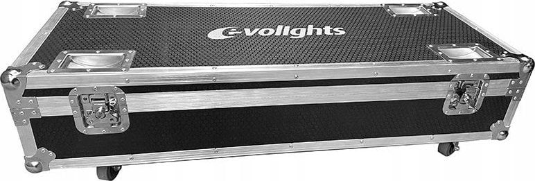 Kuti transporti Evolights Lumen Pix Bar Case 4IN1, për 4 shiritë LED, me rrota, e zezë