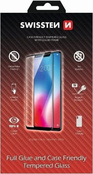 Xham mbrojtës Swissten Case Friendly për iPhone 7/8, 9H, i bardhë