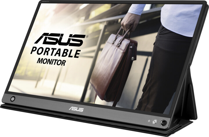 Monitor portativ ASUS ZenScreen Go MB16AHP, 15.6" LED, Full HD, i zi