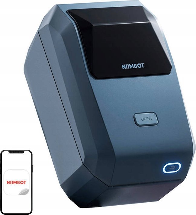 Printer portativ termik etiketash Niimbot K3W, pa bojë, blu