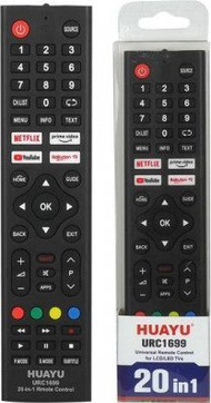 Pilot universal për TV URC1699, për LCD LED, me butona Netflix Disney YouTube Prime