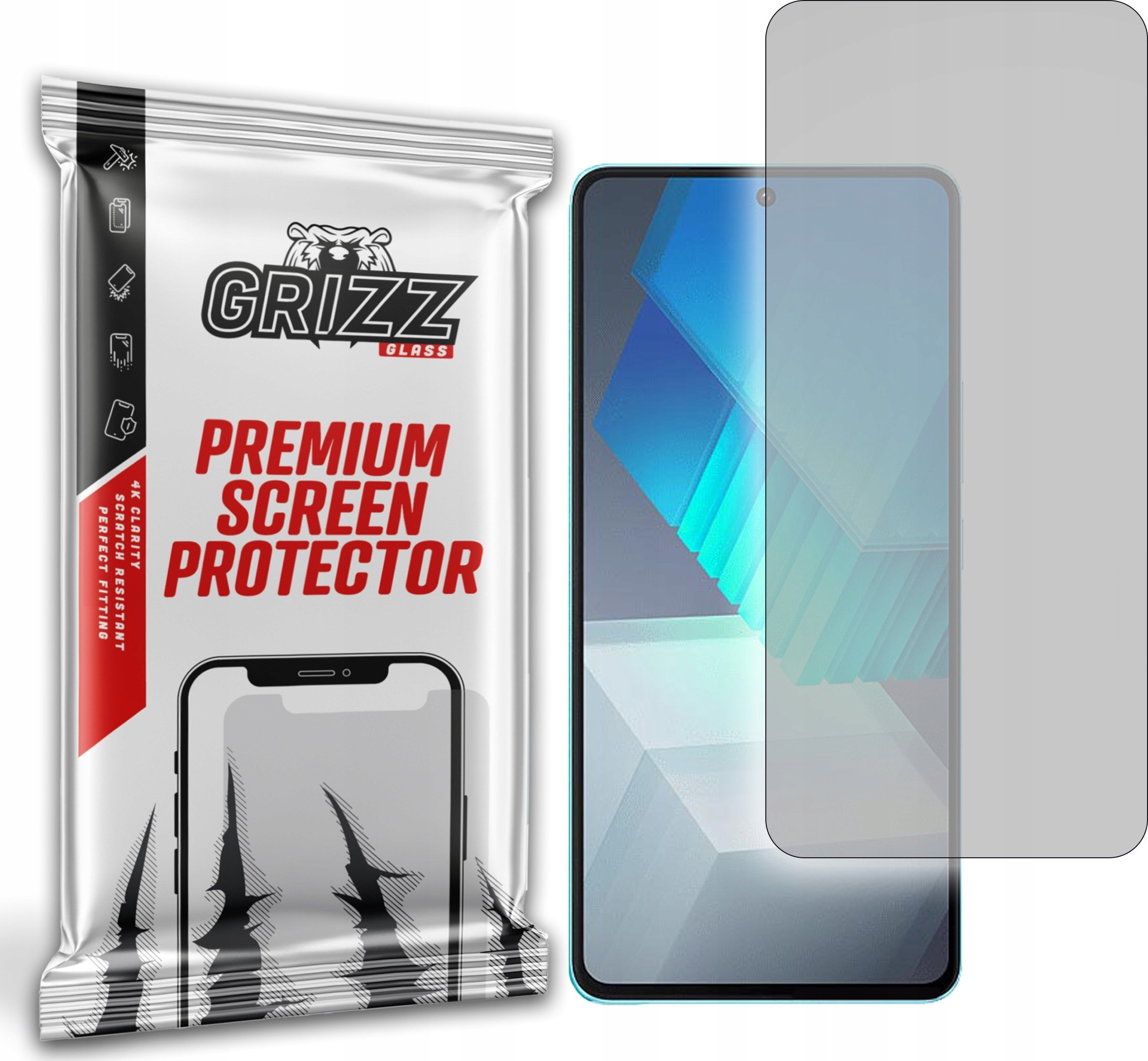 Folie mbrojtëse matte GrizzGlass PaperScreen për Vivo iQOO Neo 7, kundër gërvishtjeve, transparente