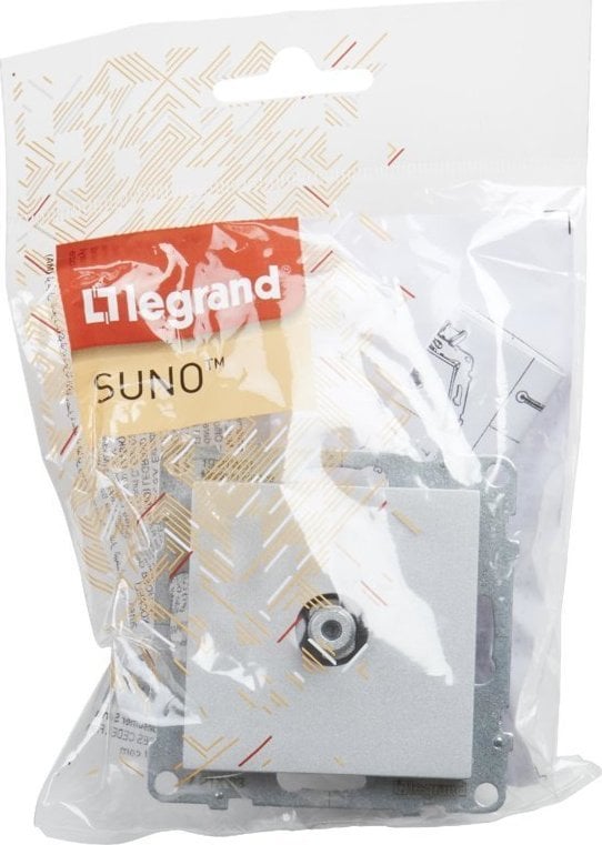 Prizë televizive Legrand SUNO 721363, type F, 1.5 dB, alumini