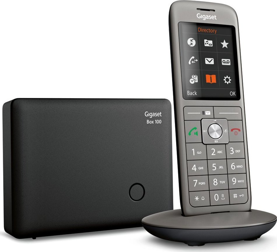 Telefoni fiks Gigaset CL660, analog DECT, Caller ID, antracit