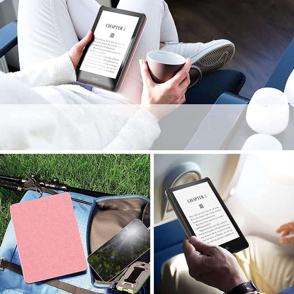 Këllëf për lexues e-book Alogy Smart, 6.8", rozë