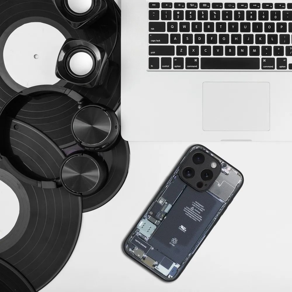 Mbrojtëse telefoni Futera Tech Pattern 2, për iPhone 12 Pro, transparente