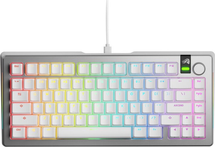 Tastierë gaming Glorious GMMK 3 PRO, 75%, English US, argjendtë