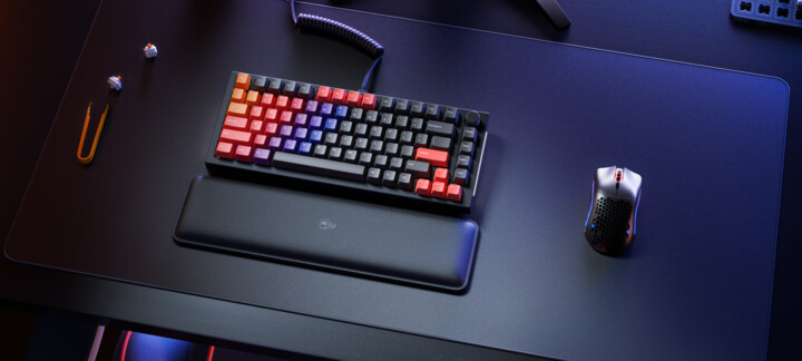 Glorious Заменливи копчиња за тастатура GPBT, 114 клучеви, Celestial Fire, САД