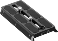 Pllakë quick release video Sirui BP-125, për kokë video BCH-10 BCH-20 VH-10 VH-15 VH-90, e zezë