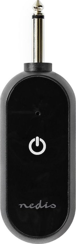 Mikrofon wireless UHF K8, sistem dore, marrës portativ 6.35mm, rreze 50m, i zi