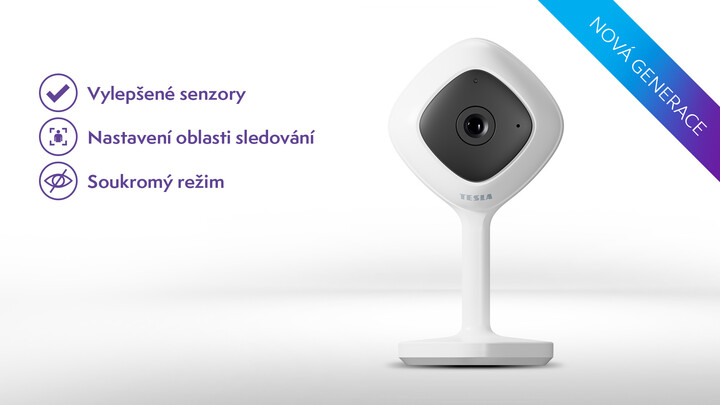 Kamerë e brendshme Tesla Smart Camera Mini (2022), e bardhë