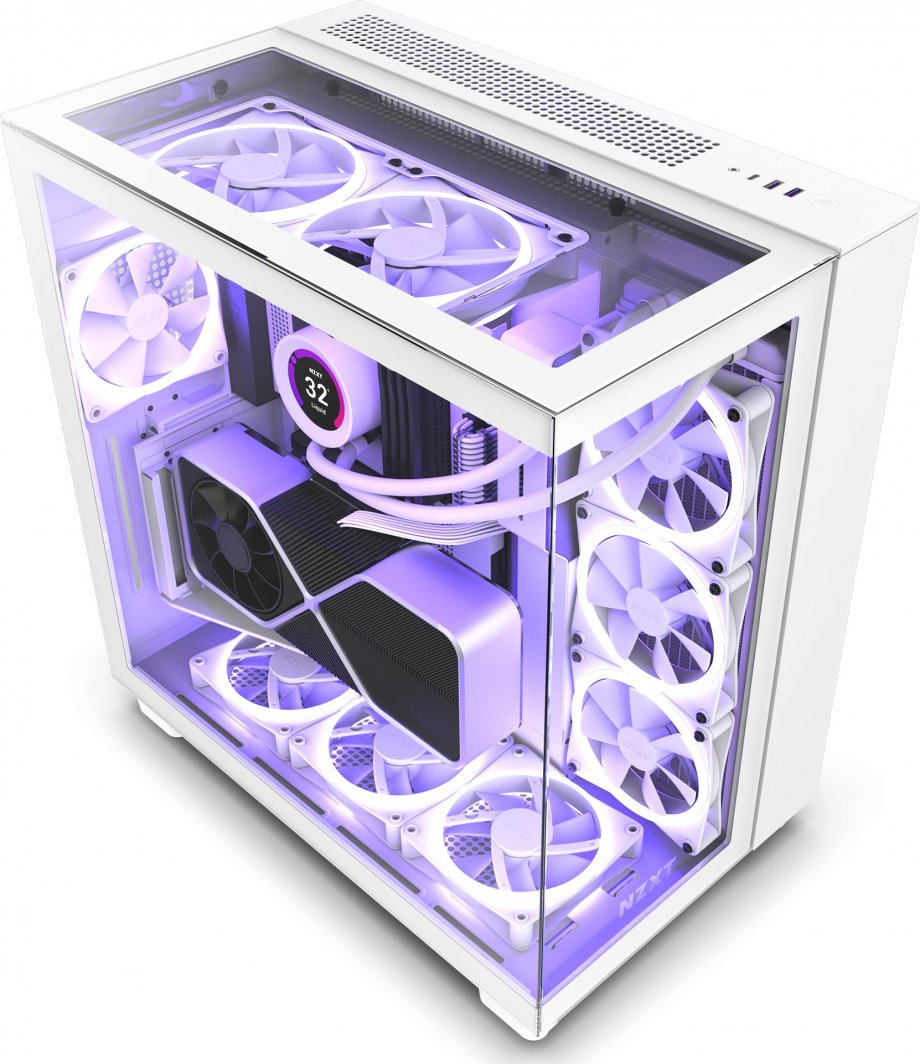Kasë NZXT H9 Elite, e bardhë