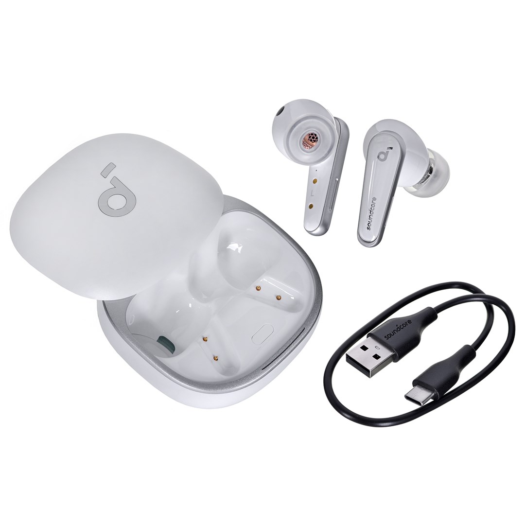 Kufje Soundcore Liberty 4, të bardha