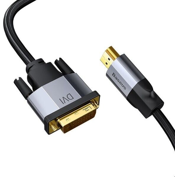 Кабел Baseus HDMI 4K / DVI, 1м, темно сива боја