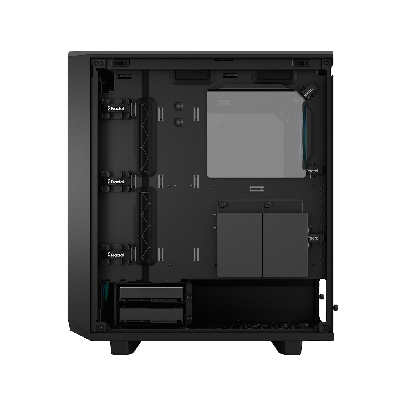 Kasë Fractal Design Meshify 2 Compact RGB Black TG Light Tint, e zezë