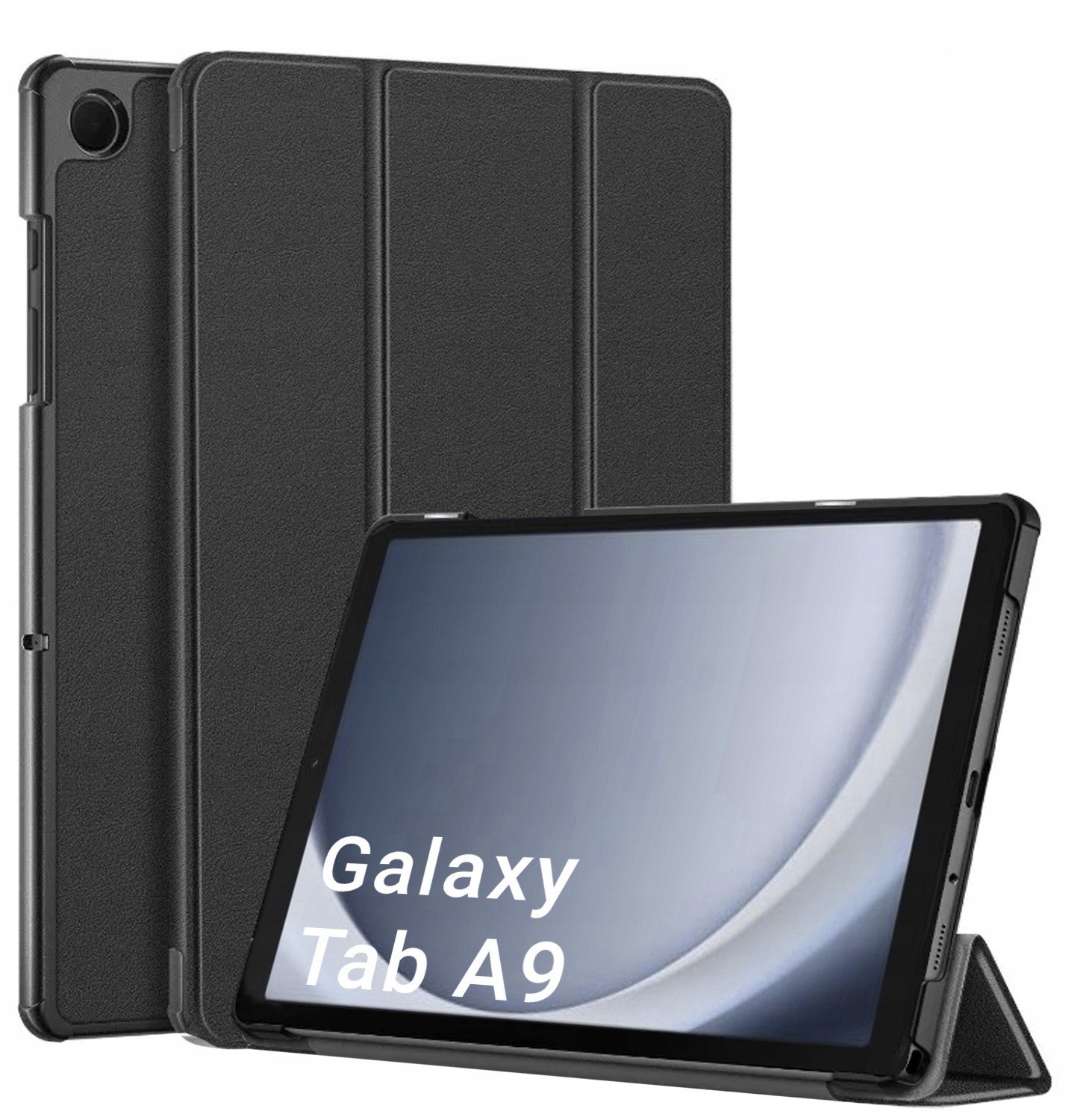 Mbrojtëse tableti Strado për Samsung Galaxy Tab A9 8.7, smart case, e zezë