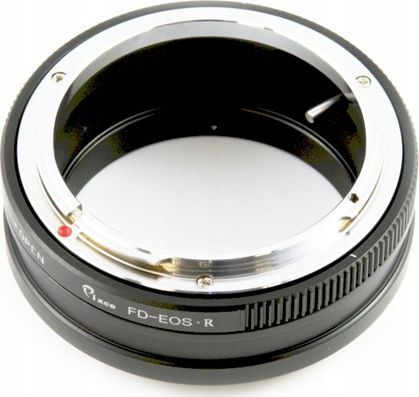 Adapter objektivi Pixco, Canon EOS R RF në Canon FD, i zi