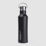 Shishe uji metalike Metal Water Bottle Black, e izoluar, çelik inoksi, e zezë
