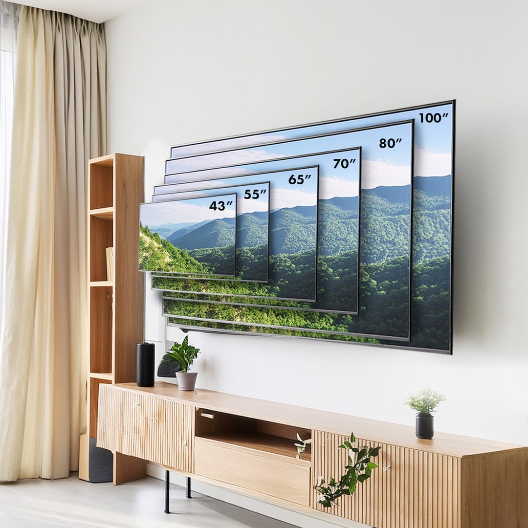 Mbajtëse për TV Maclean MC-422, 43-100", VESA 800x400, 120kg, e zezë