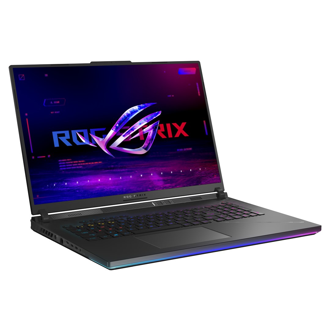 Laptop ASUS ROG Strix, 18", Intel i9-13980HX, 32 GB RAM, 1 TB SSD, NVIDIA GeForce RTX 4080, i zi