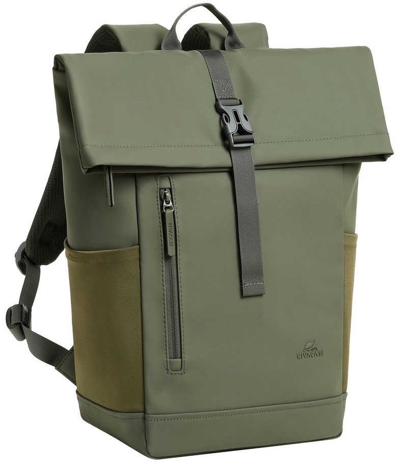 Çantë shpine Rivacase Eden, 14", 17L, jeshile ulliri