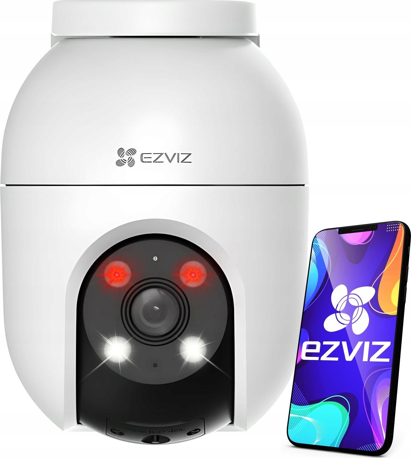 Kamerë sigurie Ezviz C8c 2K Plus, 4MP, WiFi, e bardhë